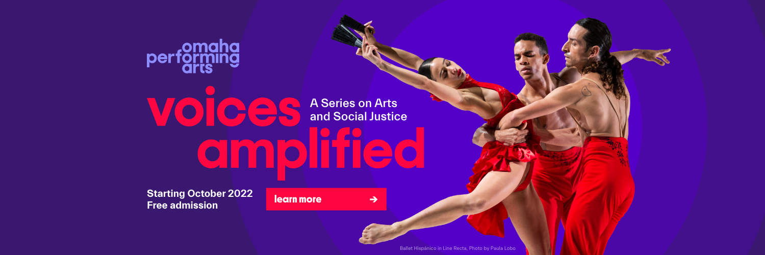 Voices AMPLIFIED! A series on arts and social justice. Starting October 2022. Free admission to all events