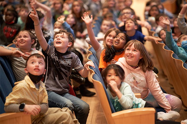 Students at Musical Explorers concert