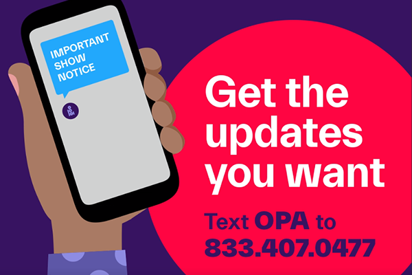 Text OPA to 833.407.0477