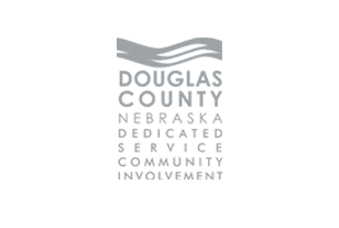 Douglas County Nebraska Dedicated Service Community Involvement logo